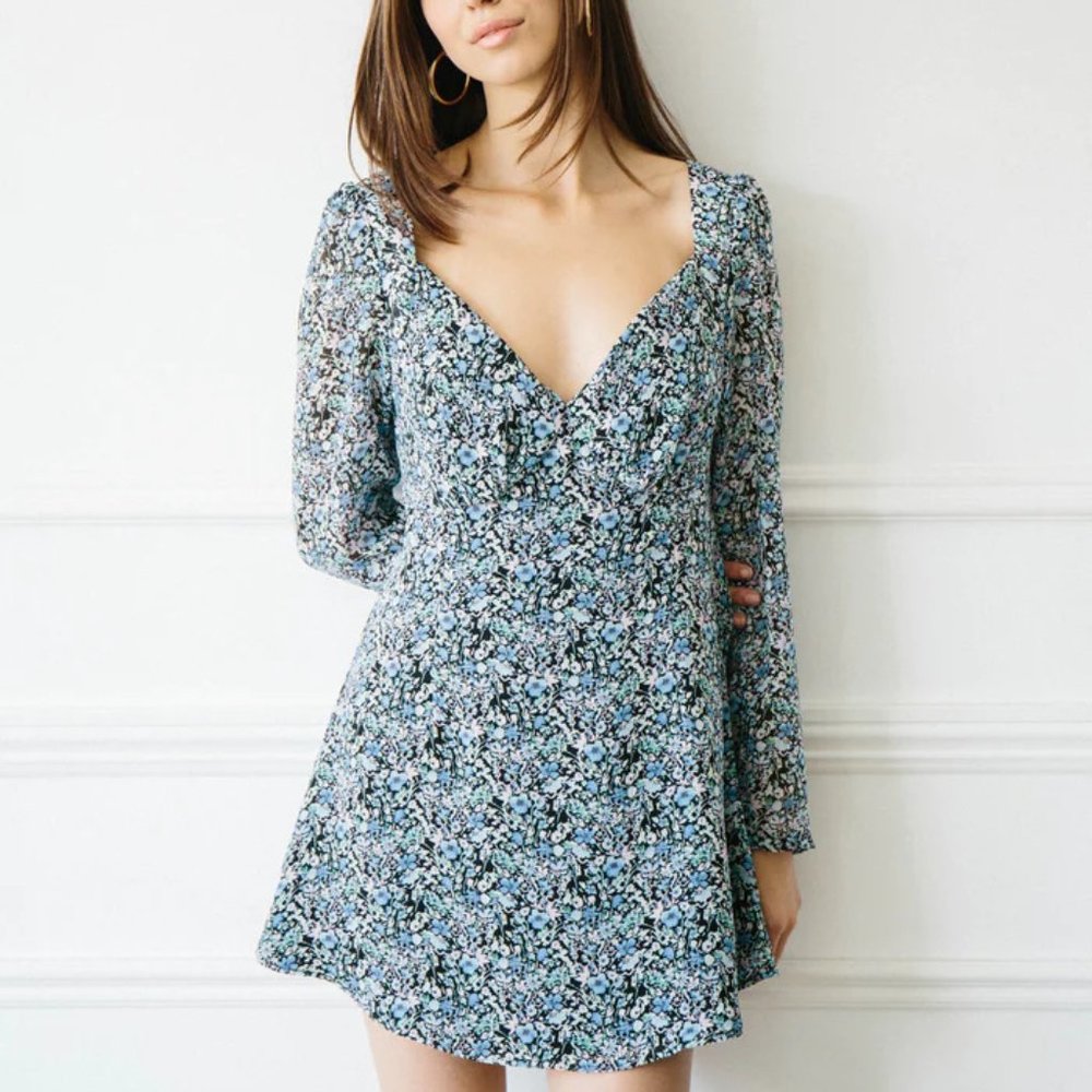 Between Ten Kane Dress in Floral
